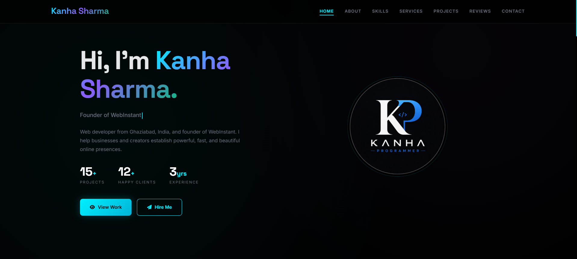 Kanha Sharma – Developer Portfolio